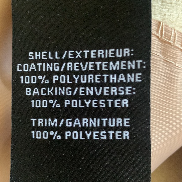 🔥🔥TREND ALERT🔥🔥 7 For All Mankind Tan Wide Legs Faux Leather Pants. Size M - Picture 4 of 4